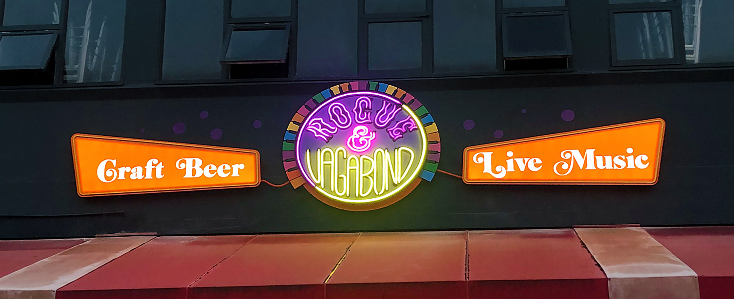 illuminated bar sign