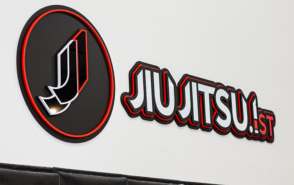 jiu jitsu 1st dimensional carved sign